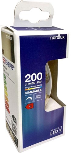 Afbeelding laden in galerijviewer, Enzo nordlux led kaars e14 3-15w 2000k filament gold spiraal dimbaar - 2760000

