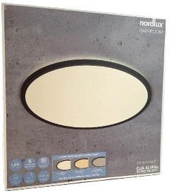 Afbeelding laden in galerijviewer, Enzo nordlux led plafonniere oja 42 zwart 19w 3000k 4000k 42cm - 4802314
