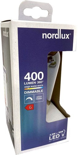 Afbeelding laden in galerijviewer, Enzo nordlux led st64 e27 4,9-35w 2200k filament spiraal gold dimbaar - 2760090

