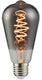 Enzo nordlux led st64 e27 5-15w 1800k filament spiraal grey dimbaar - 2760085