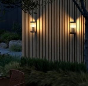 Afbeelding laden in galerijviewer, Enzo nordlux wandlamp coupar e27 zwart ip54 - 4800903
