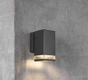 Afbeelding laden in galerijviewer, Enzo nordlux wandlamp elm gu10 zwart ip44 - 4800910
