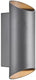 Enzo nordlux wandlamp nico rond 2x gu10 antraciet ip54 - 4800918