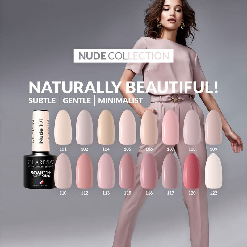 Load image into Gallery viewer, Claresa uv led gellak 5ml nude 112
