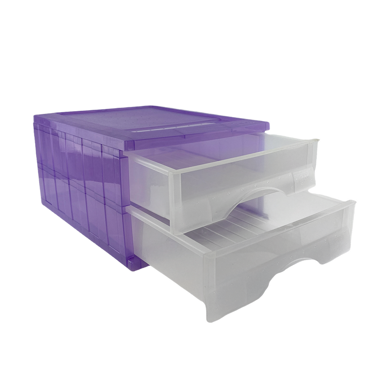 Load image into Gallery viewer, Okt ladenblok 2 laden paars 40x30x20cm
