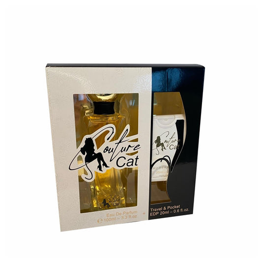Omerta couture cat giftset eau de parfum 100ml + pocket parfum 20ml for women