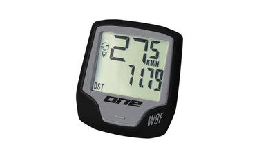 ONE One fietscomputer 8 draadloos unisize black grey