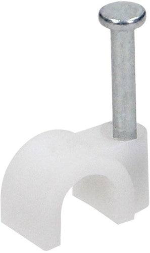 Enzo orno kabelclip 7mm rond wit zak(100) - 4113213