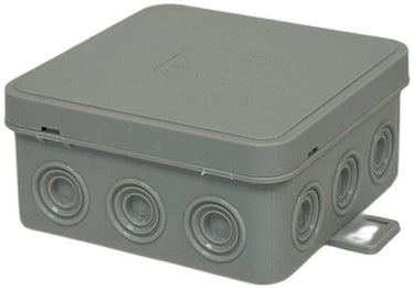 Enzo orno kabeldoos ip54 grijs vierkant 85x85x41mm - 4034057
