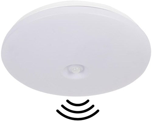 Afbeelding laden in galerijviewer, Enzo orno plafonniere rond 330mm 2x e27 met bewegingssensor - 5017812
