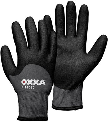 Oxxa x-frost veiligheidshandschoen 51-860 grijs zwart, 10 - 15186010 - 15186010