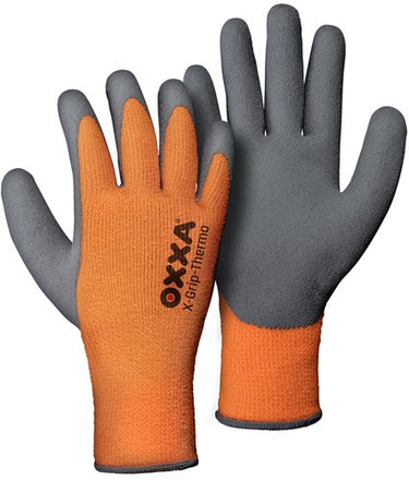 Oxxa x-grip-thermo veiligheidshandschoen 51-850 or. grijs, 9 - 15185009 - 15185009