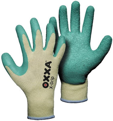 Oxxa x-grip werkhandschoen geel groen, 10 - 15100010 - 15100010