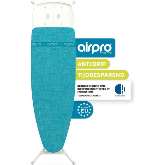 Airpro large strijkplank 120x42cm blauw