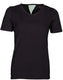Papillon Fitness shirt s sl v-neck dames zwart maat XXL
