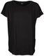 Papillon Sportshirt ronde hals dames zwart maat S