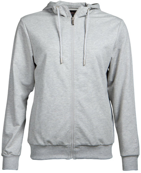 Load image into Gallery viewer, Papillon Sweat hooded vest dames grijs maat XL
