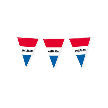Paperdreams party flags geslaagd rood wit blauw