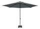 Madison parasol mykanos push-up 250cm grijs