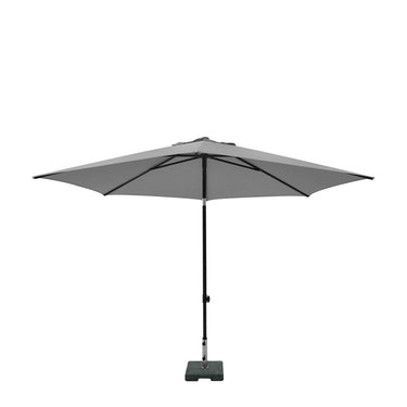 Madison parasol elba push-up rond 300 cm met tilt-functie 100%pol sage groen