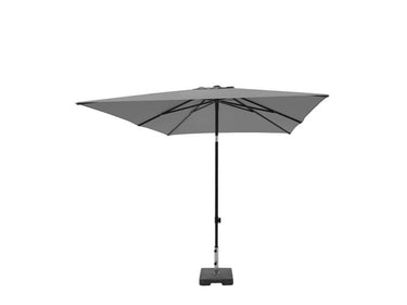 Madison parasol moraira push-up vierk. 230x230cm met tilt-functie sage groen