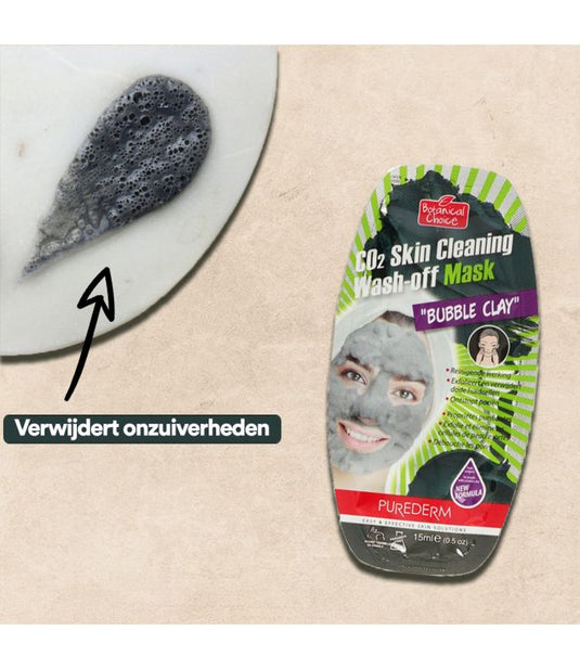 Purederm cleaning bubble clay gezichtsmasker