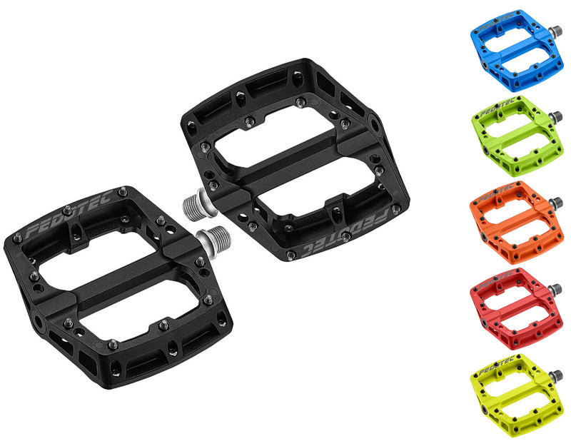Load image into Gallery viewer, Pedotec thunder 180 nylon flat platform pedals
