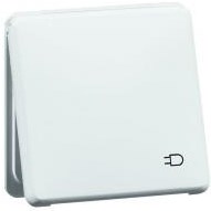 Peha inb. stopkontakt met deksel ra enkel lw - 4602215
