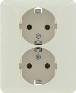 Peha inbouw stopcontact ra dubbel creme - 4602016