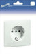 Enzo peha lw inbouw stopcontact ra enkel - 6602214