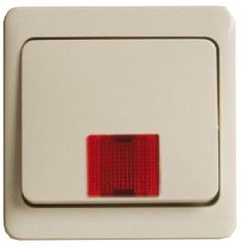 Peha wip wisselschakelaar controlelamp creme 4602051