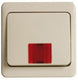 Peha wip wisselschakelaar controlelamp creme 4602051