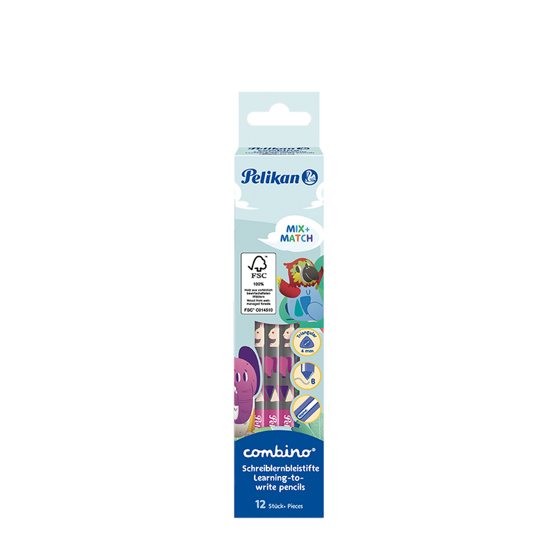 Load image into Gallery viewer, Pelikan potloden combino pink 12 stuks
