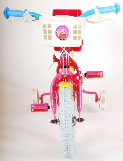 Load image into Gallery viewer, Peppa Pig Kinderfiets - Meisjes - 12 inch - Roze - Twee handremmen

