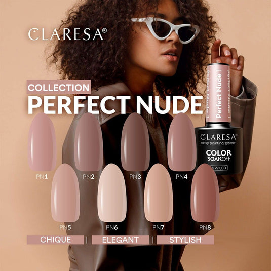Claresa uv led gellak 5ml perfect nude 2