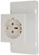 Enzo perilex deksel met perilex stopcontact voor lasdoos creme power - 4047815