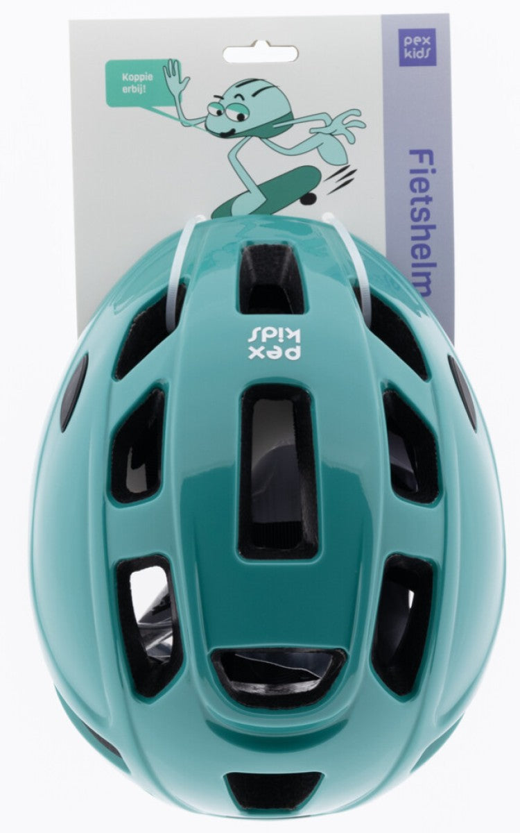 Load image into Gallery viewer, Pexkids kinderhelm in-mold 52-56cm turquoise
