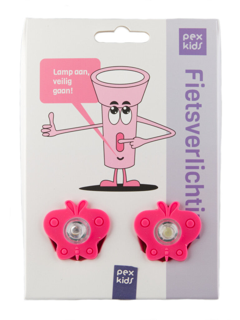 Load image into Gallery viewer, Pexkids verlichtingsset led vlinder met siliconen strap - rood
