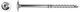 Pgb-europe pfs+ | pfs flenskophoutschroef t40 ø 8x60 zn | 50 st pfettg001008000603