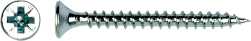 Load image into Gallery viewer, Pgb-europe pgb-fasteners | spaanplaatschroef ø 4,0x40 mm pozidrive pz2 - voldraad verzinkt | 200 st - pgwvzv001004000403
