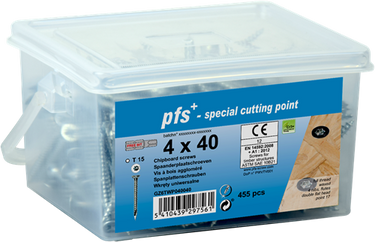 Pgb-europe pgb-fasteners | spaanplaatschroef pfs-t ø 5x80 tx25 | 140 st