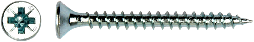 Pgb-europe pgb-fasteners | spaanplaatschroef vzk-z ø 4,5x45 zn | 500 st - pgwvzv001004500452