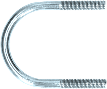 Pgb-europe pgb-fasteners | u-beugel ø 2 xm10 zn (73 100 40) | 50 st 0000ub001020000103