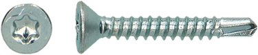 Pgb-europe pgb-fasteners | zelfborende schroef vk d7504o-t ø 5,50x50 zn t25 | 200 st 7504ot001005505003