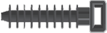 Pgb-europe smart | muurplug vr kabelbinder kunstof 10x43 sm0plgn001000435