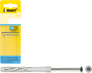 Pgb-europe smart | raamkozijnplug vk pa+schroef ø 10x120 nzn sm0rptn01100120h