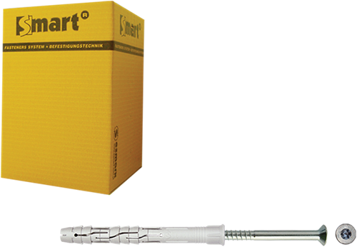 Pgb-europe smart | raamplug+schroef vzk tx t40 ø 10x260 zn | 25 st - sm0rptn011002603