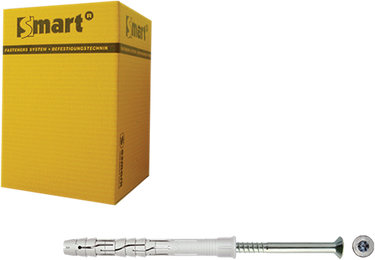 Pgb-europe smart | raamplug+schroef vzk tx t40 ø 10x300 zn | 25 st - sm0rptn011003003