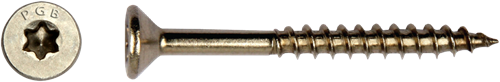 Pgb-europe pgb-fasteners universele spaanplaatschroef rvs a2 vk-t deeldraad verzonken kop ø 3,00x25 tx10 | 200 st | pgwvtga00003000253