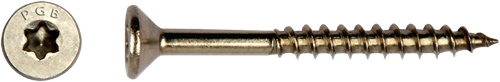 Pgb-europe pgb-fasteners universele spaanplaatschroef rvs a2 vk-t deeldraad verzonken kop ø 3,00x30 tx10 | 200 st | pgwvtga00003000303